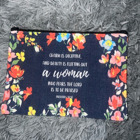 Handbags - Floral Print Women's Pouch